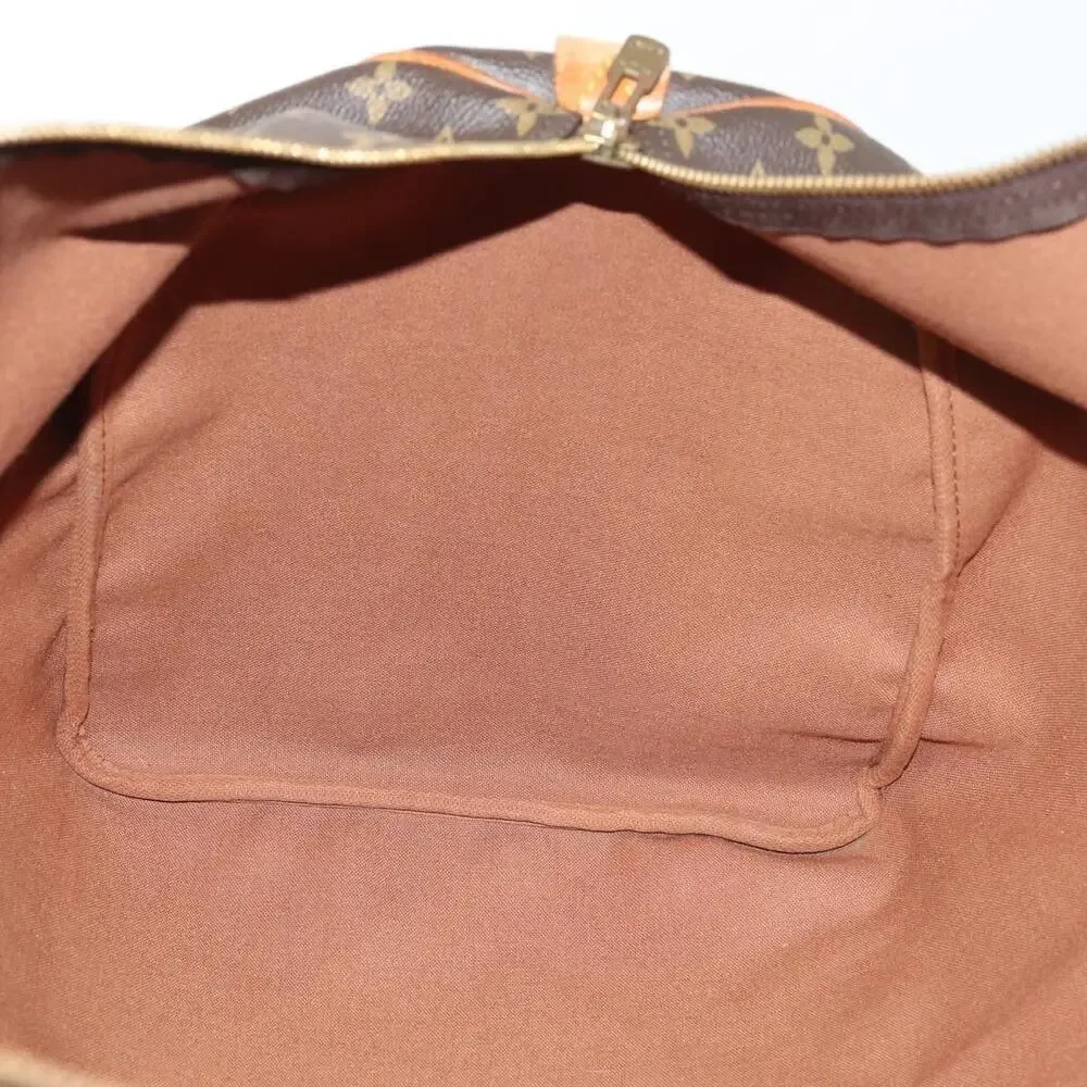 Louis Vuitton Monogram Keepall 60 Travel Bag Brown